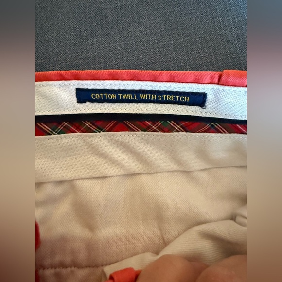 Polo Ralph Lauren Men Pink Chino Shorts SZ 38 Stretch Classic Fit Pockets Preppy - Picture 10 of 10